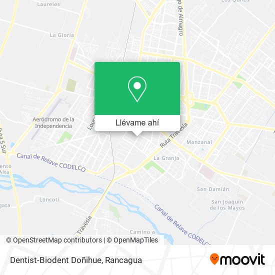 Mapa de Dentist-Biodent Doñihue