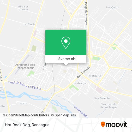 Mapa de Hot Rock Dog