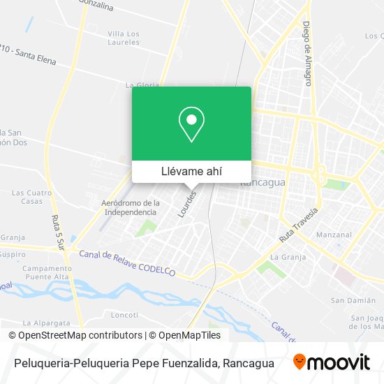 Mapa de Peluqueria-Peluqueria Pepe Fuenzalida