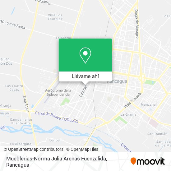 Mapa de Mueblerias-Norma Julia Arenas Fuenzalida