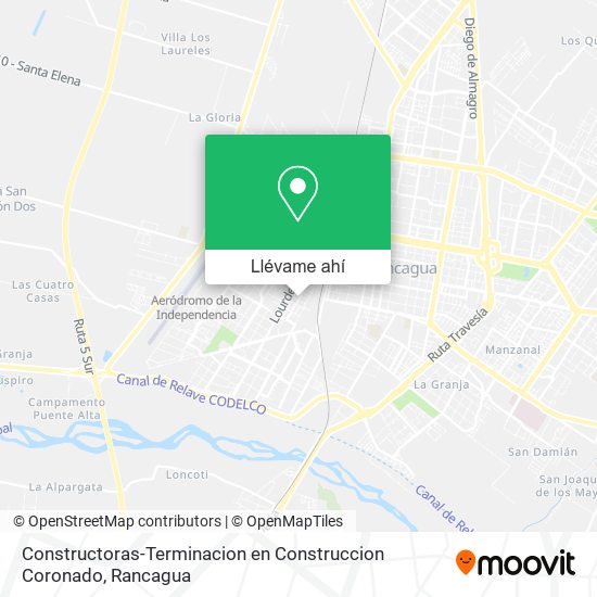 Mapa de Constructoras-Terminacion en Construccion Coronado