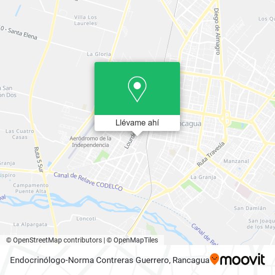 Mapa de Endocrinólogo-Norma Contreras Guerrero