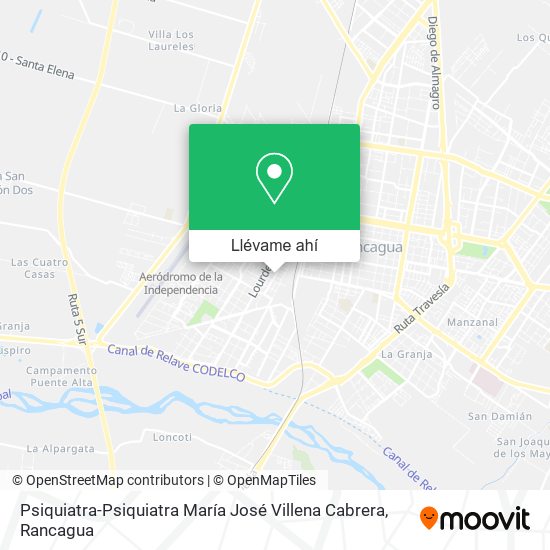 Mapa de Psiquiatra-Psiquiatra María José Villena Cabrera