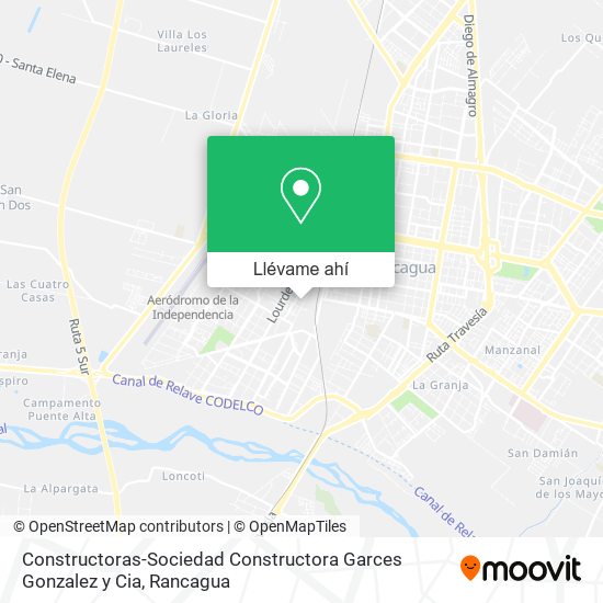 Mapa de Constructoras-Sociedad Constructora Garces Gonzalez y Cia