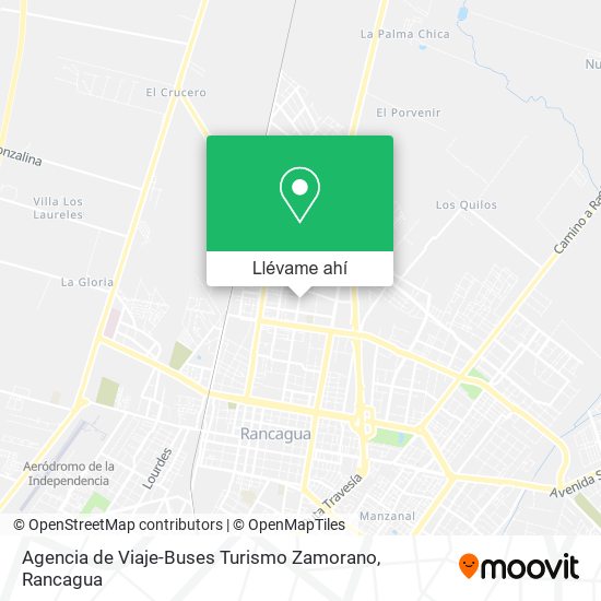 Mapa de Agencia de Viaje-Buses Turismo Zamorano