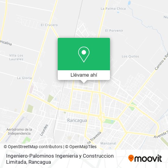 Mapa de Ingeniero-Palominos Ingenieria y Construccion Limitada