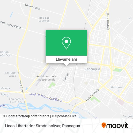 Mapa de Liceo Libertador Simón bolívar