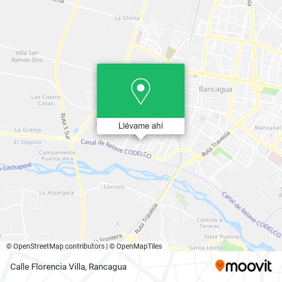 Mapa de Calle Florencia Villa