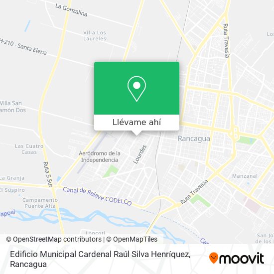 Mapa de Edificio Municipal Cardenal Raúl Silva Henríquez