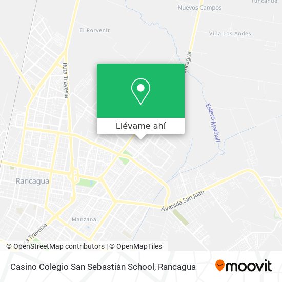 Mapa de Casino Colegio San Sebastián School