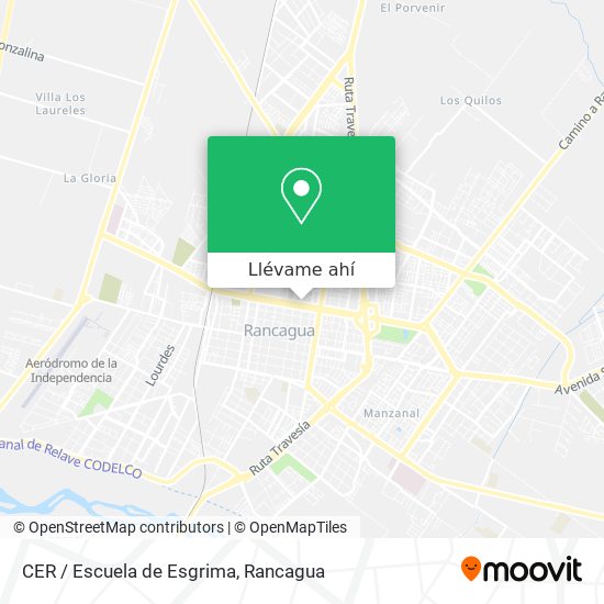 Mapa de CER / Escuela de Esgrima