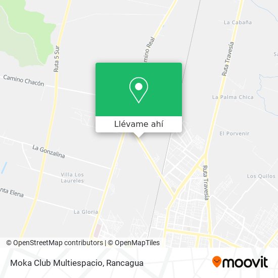 Mapa de Moka Club Multiespacio