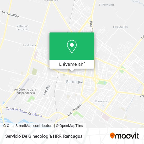 Mapa de Servicio De Ginecología HRR