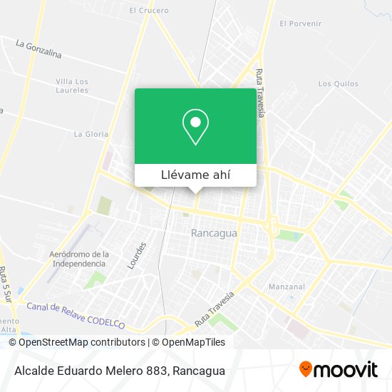 Mapa de Alcalde Eduardo Melero 883