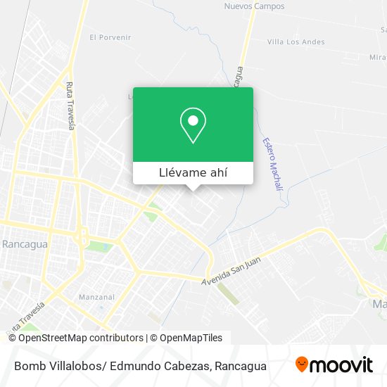 Mapa de Bomb Villalobos/ Edmundo Cabezas