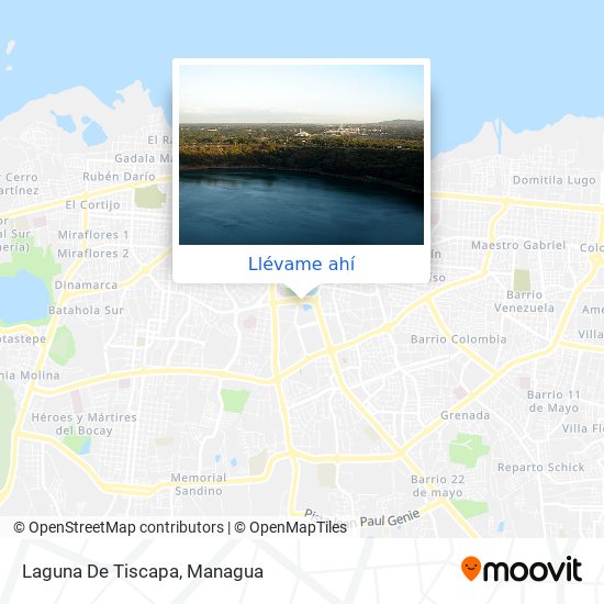 Mapa de Laguna De Tiscapa