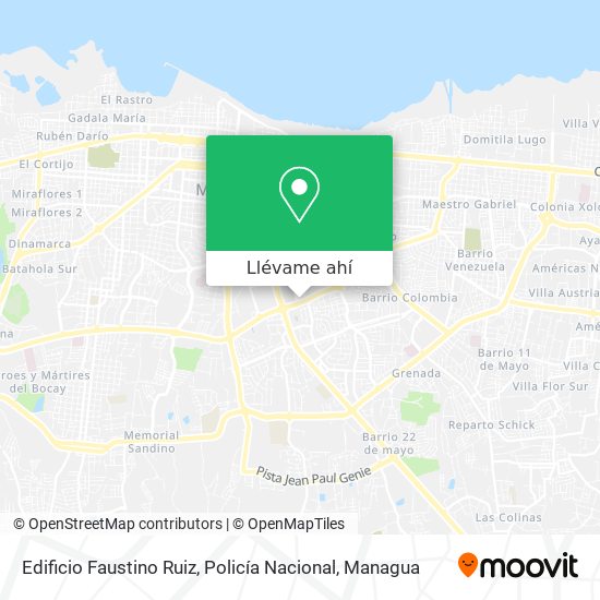 Mapa de Edificio Faustino Ruiz, Policía Nacional