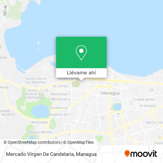 Mapa de Mercado Virgen De Candelaria