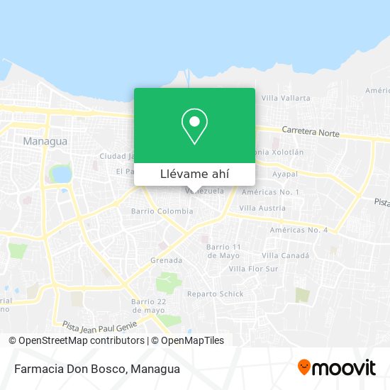 Mapa de Farmacia Don Bosco