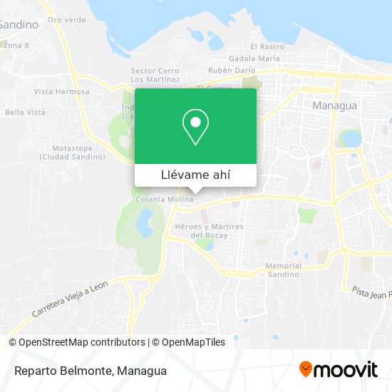 Mapa de Reparto Belmonte