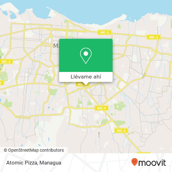 Mapa de Atomic Pizza