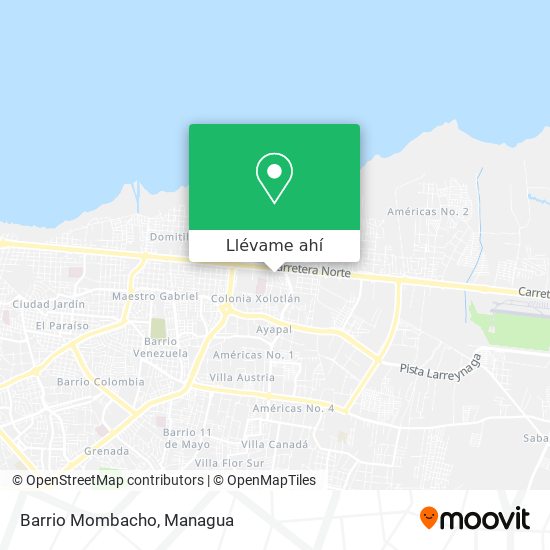 Mapa de Barrio Mombacho