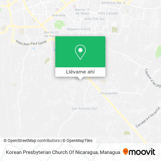Mapa de Korean Presbyterian Church Of Nicaragua