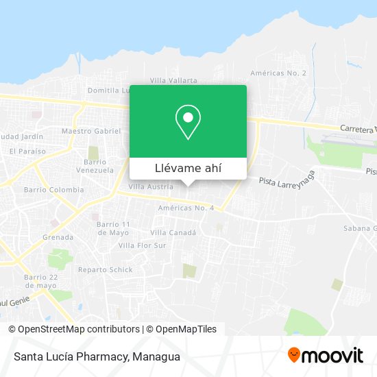 Mapa de Santa Lucía Pharmacy