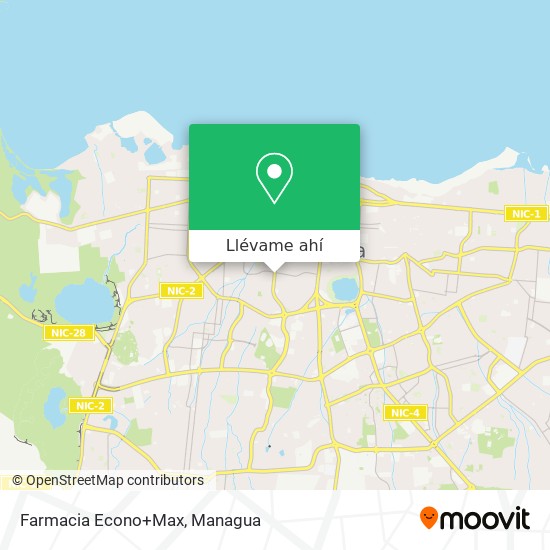 Mapa de Farmacia Econo+Max