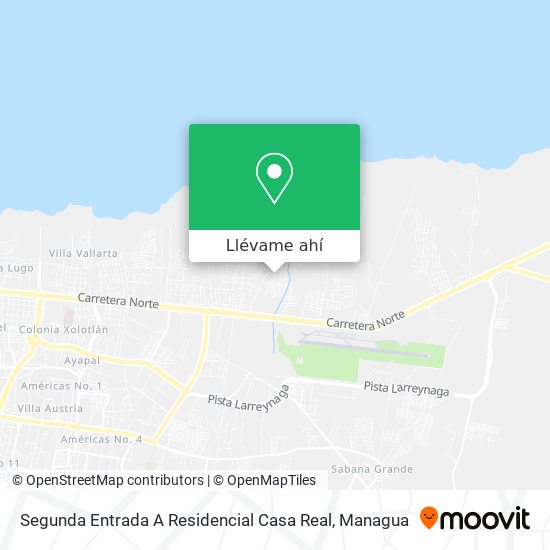 Mapa de Segunda Entrada A Residencial Casa Real