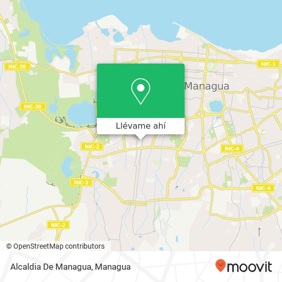 Mapa de Alcaldia De Managua