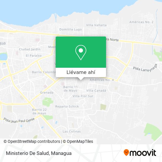 Mapa de Ministerio De Salud