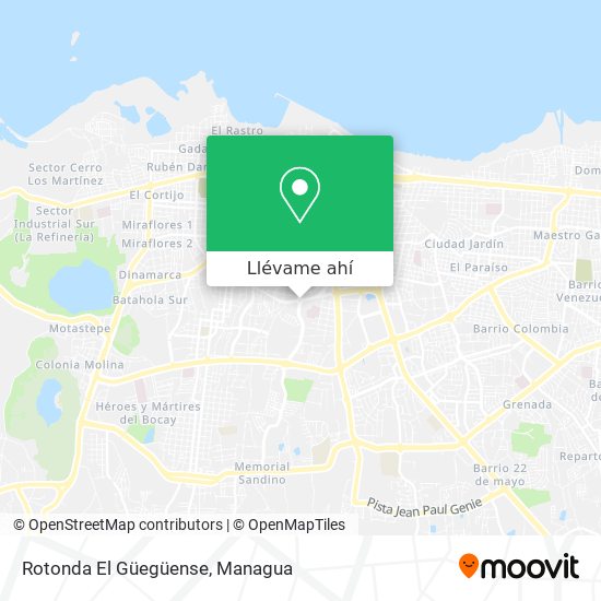 Mapa de Rotonda El Güegüense