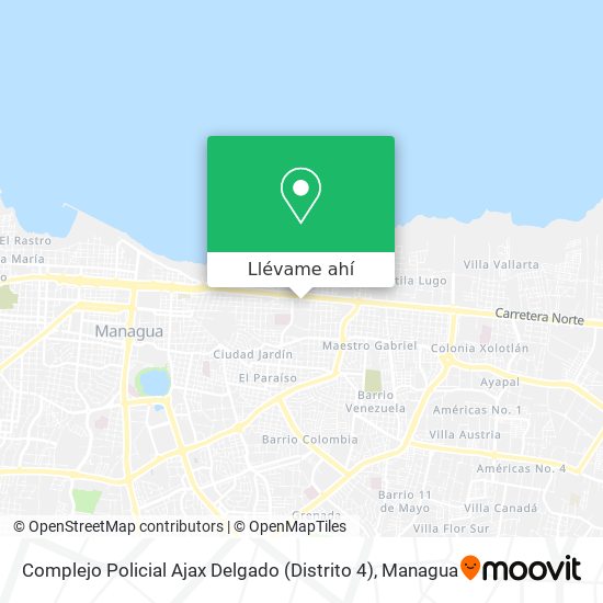 Mapa de Complejo Policial Ajax Delgado (Distrito 4)