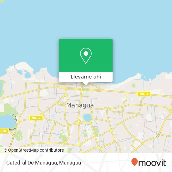 Mapa de Catedral De Managua
