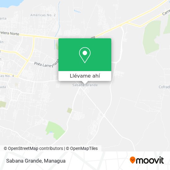 Mapa de Sabana Grande