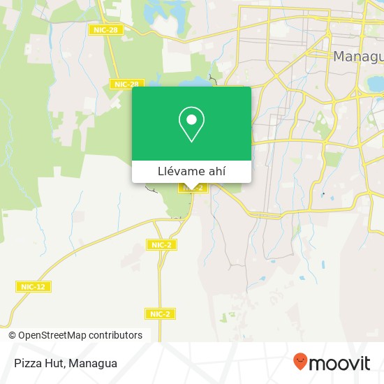 Mapa de Pizza Hut