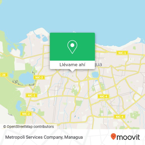Mapa de Metropoli Services Company
