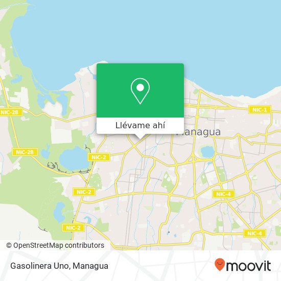 Mapa de Gasolinera Uno