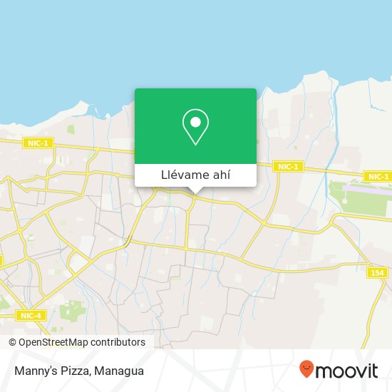 Mapa de Manny's Pizza