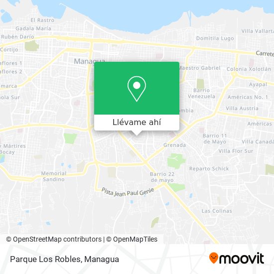 Mapa de Parque Los Robles