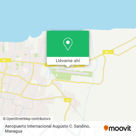 Mapa de Aeropuerto Internacional Augusto C. Sandino