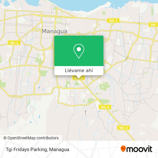 Mapa de Tgi Fridays Parking