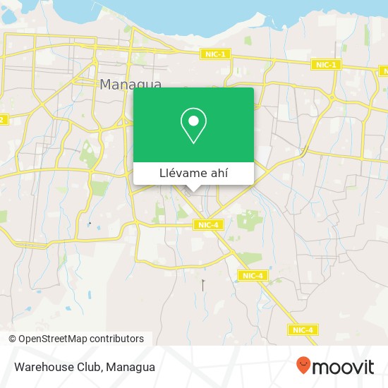 Mapa de Warehouse Club