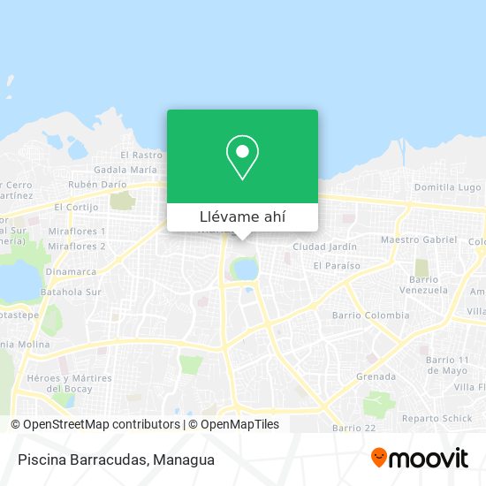 Mapa de Piscina Barracudas