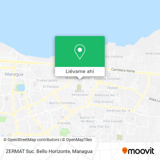 Mapa de ZERMAT Suc. Bello Horizonte
