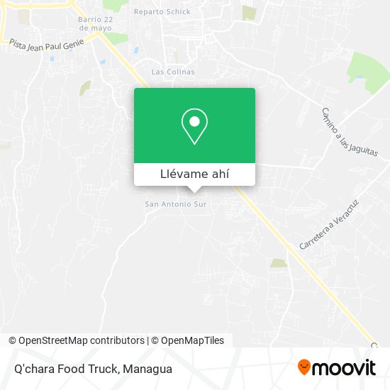 Mapa de Q'chara Food Truck