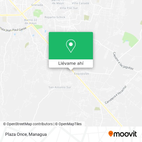 Mapa de Plaza Once