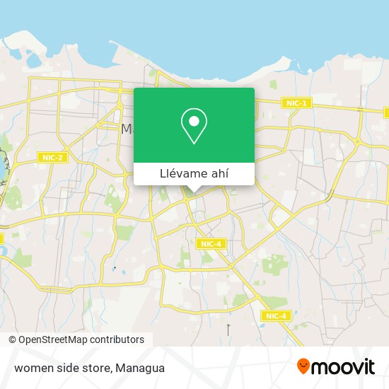 Mapa de women side store