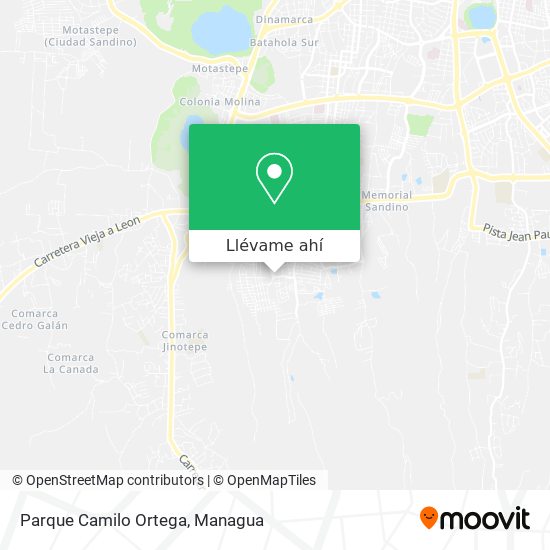 Mapa de Parque Camilo Ortega